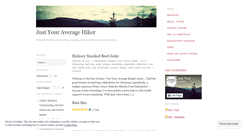 Desktop Screenshot of justyouraveragehiker.com